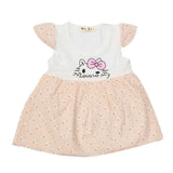 Newborn Baby Frock - Peach, Kids, NB Girls Frocks, Chase Value, Chase Value