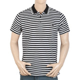 Men's Yarn Dyed Half Sleeves Polo T Shirt - Black, Men, T-Shirts And Polos, Chase Value, Chase Value