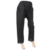 Women's Full Embroidered Trouser - Black, Women, Pants & Tights, Chase Value, Chase Value