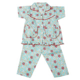 Girls Half Sleeves Sleeping Suit - Winter Mint, Kids, Girls Sets And Suits, Chase Value, Chase Value