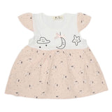 Newborn Baby Frock - Peach, Kids, NB Girls Frocks, Chase Value, Chase Value