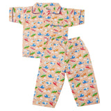 Boys Half Sleeves Sleeping Suit - Peach, Kids, Boys Sets And Suits, Chase Value, Chase Value