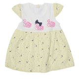 Newborn Baby Frock - Yellow, Kids, NB Girls Frocks, Chase Value, Chase Value
