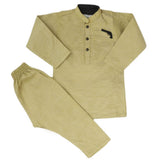 Boys Embroidered Kurta Pajama - Olive Green, Kids, Boys Shalwar Kameez, Chase Value, Chase Value