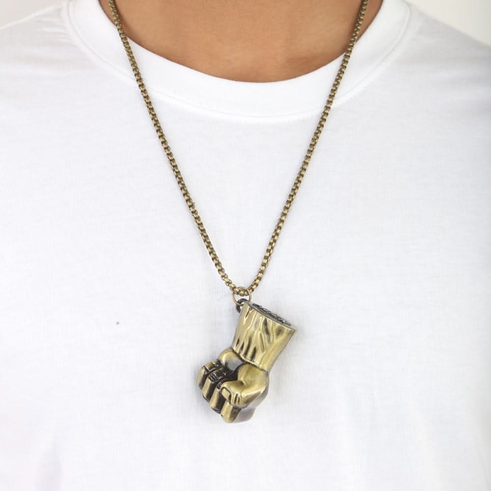 Men's Chain Locket - Green, Men, Jewellery, Chase Value, Chase Value