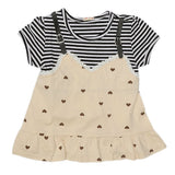 Newborn Baby Frock - Fawn, Kids, NB Girls Frocks, Chase Value, Chase Value