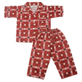 Boys Half Sleeves Sleeping Suit - Garnet, Kids, Boys Sets And Suits, Chase Value, Chase Value