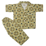 Boys Half Sleeves Sleeping Suit - Moss Green, Kids, Boys Sets And Suits, Chase Value, Chase Value