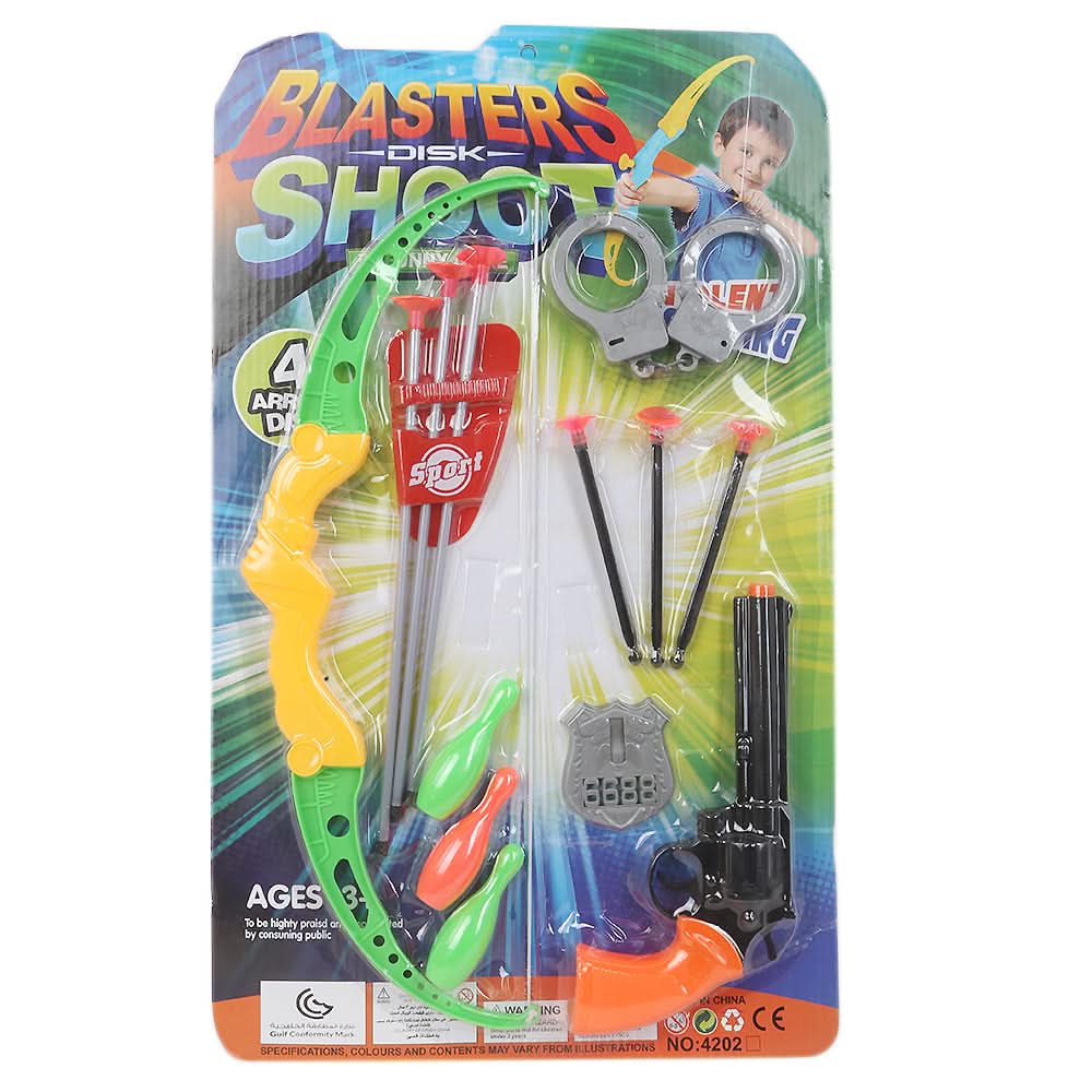 Bow & Arrow & Shooting Gun - Multi, Kids, Weapons, Chase Value, Chase Value