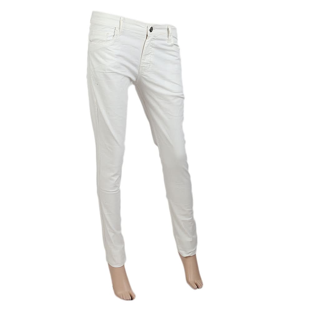 Women's Cotton Pant - White, Women, Pants & Tights, Chase Value, Chase Value