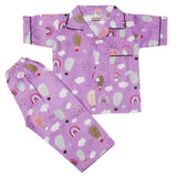 Boys Half Sleeves Sleeping Suit - Orchid, Kids, Boys Sets And Suits, Chase Value, Chase Value