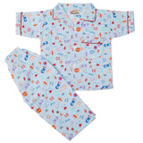 Boys Half Sleeves Sleeping Suit - Blue, Kids, Boys Sets And Suits, Chase Value, Chase Value