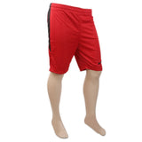 Men's Polyester Short - Red & Black, Men, Shorts, Chase Value, Chase Value