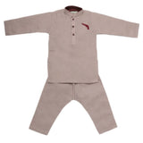 Boys Embroidered Kurta Pajama - Light Purple, Kids, Boys Shalwar Kameez, Chase Value, Chase Value