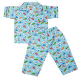 Boys Half Sleeves Sleeping Suit - Sky Blue, Kids, Boys Sets And Suits, Chase Value, Chase Value
