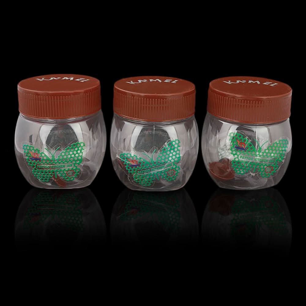 Spice Jar 3 Pcs - Brown, Home & Lifestyle, Storage Boxes, Chase Value, Chase Value