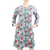 Women's Printed Kurti - Purple, Women Ready Kurtis, Chase Value, Chase Value