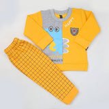 Boys Full Sleeves Fleece Suit 42715 - Yellow, Kids, Boys Sets And Suits, Chase Value, Chase Value