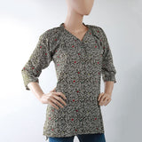 Women's Printed Top - Olive Green, Women, T-Shirts And Tops, Chase Value, Chase Value