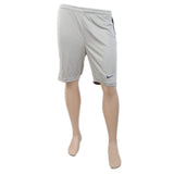 Men's Polyester Short - Light Grey & Royal Blue, Men, Shorts, Chase Value, Chase Value