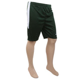 Men's Polyester Short - Green & White, Men, Shorts, Chase Value, Chase Value