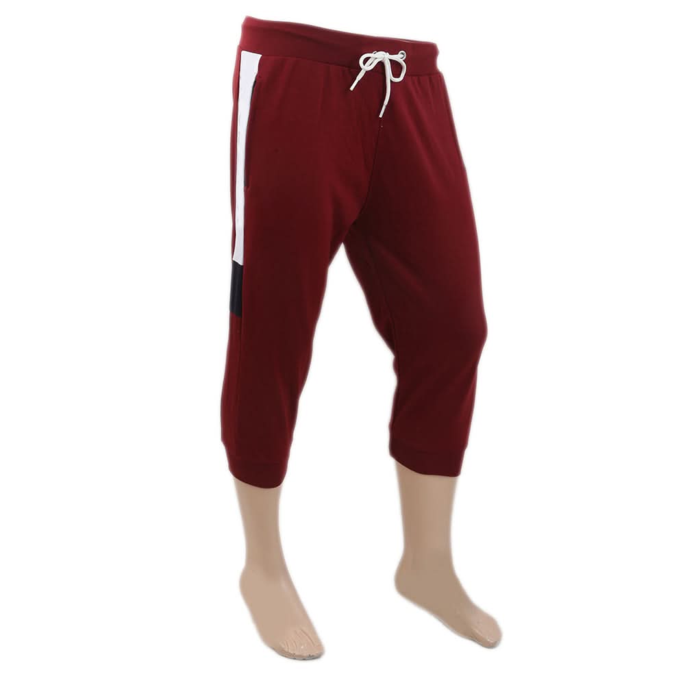 Men's Fancy 3 Quarter - Maroon, Men, Shorts, Chase Value, Chase Value