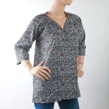 Women's Printed Top - Black, Women, T-Shirts And Tops, Chase Value, Chase Value