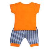Newborn Boys Half Sleeves Suit - Orange, Kids, NB Boys Sets And Suits, Chase Value, Chase Value