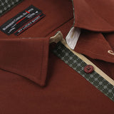 Men's Business Casual Shirt - Brown, Men's Shirts, Chase Value, Chase Value