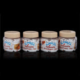Spice Jar 4 Pcs - Fawn, Home & Lifestyle, Storage Boxes, Chase Value, Chase Value