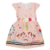Girls Embroided Frock - Peach, Kids, Girls Frocks, Chase Value, Chase Value