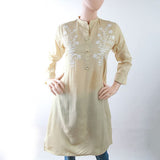 Women's Embroidery Kurti - Skin, Women, Ready Kurtis, Chase Value, Chase Value