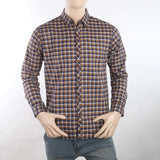 Men's Casual Check Shirt - Navy Blue, Men, Shirts, Chase Value, Chase Value