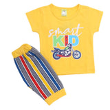 Newborn Boys Half Sleeves Suit - Yellow, Kids, NB Boys Sets And Suits, Chase Value, Chase Value