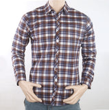 Men's Casual Check Shirt - Coffee, Men, Shirts, Chase Value, Chase Value