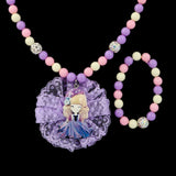 Girls Locket & Bracelet Set - Purple, Kids, Jewellery Sets, Chase Value, Chase Value