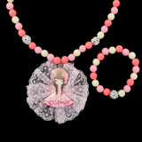 Girls Locket & Bracelet Set - Pink, Kids, Jewellery Sets, Chase Value, Chase Value