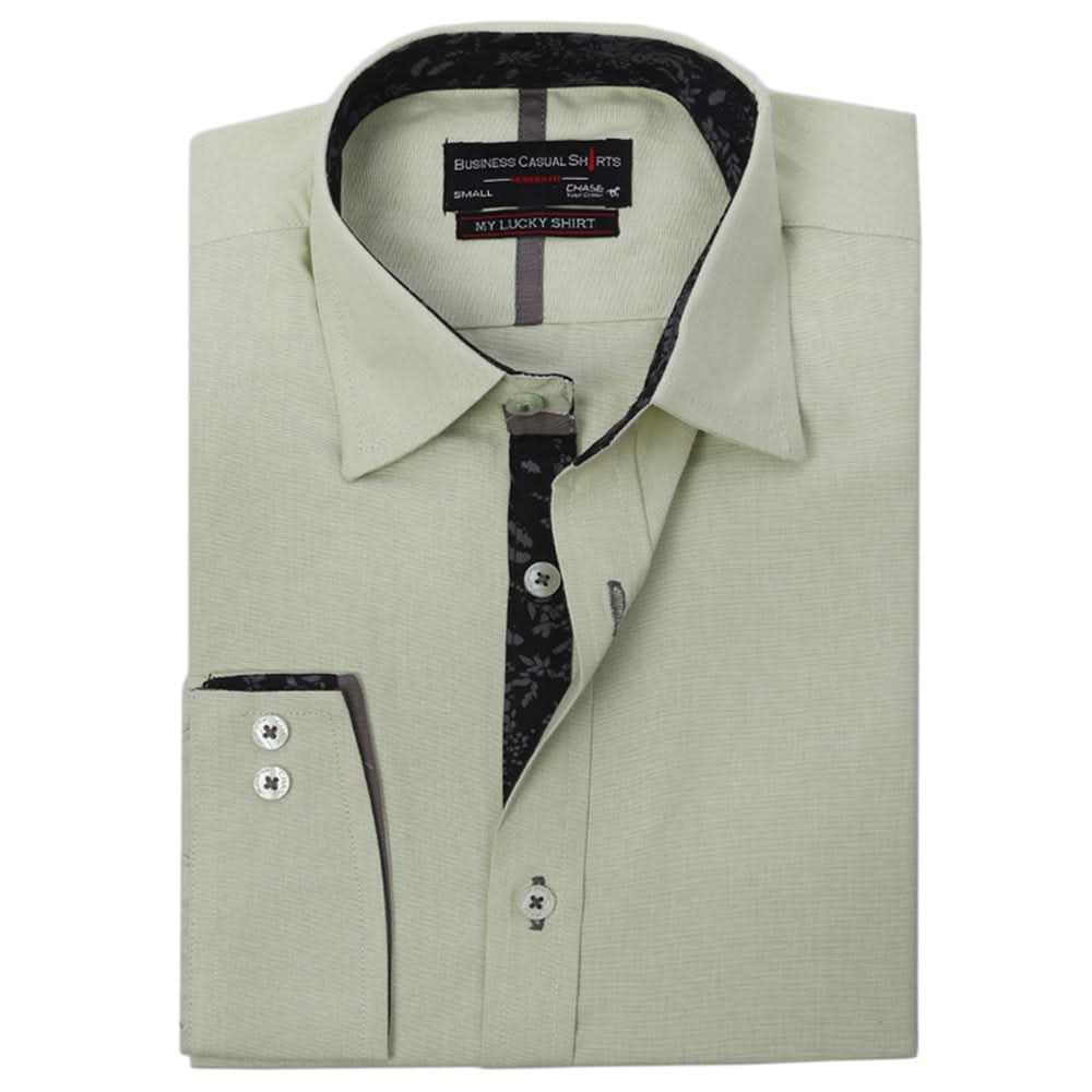 Men's Business Casual Shirt - Light Green, Men's Shirts, Chase Value, Chase Value