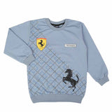 Boys Sweat Shirt - Steel Blue, Boys Hoodies & Sweat Shirts, Chase Value, Chase Value