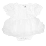 Newborn Baby Frill Romper - White, Kids, NB Girls Rompers, Chase Value, Chase Value