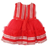Newborn Girls Frock - Red, Kids, Newborn Girls Frocks, Chase Value, Chase Value