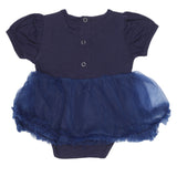 Newborn Baby Frill Romper _ Blue, Kids, NB Girls Rompers, Chase Value, Chase Value