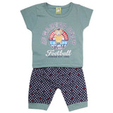 Newborn Boys Half Sleeves Suit - Steel Blue, Kids, NB Boys Sets And Suits, Chase Value, Chase Value
