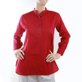 Women's Plain Kurti - Dark Pink, Women, Ready Kurtis, Chase Value, Chase Value