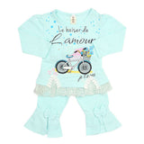Newborn Girls Pajama Suit - Light Blue, Newborn Girls Sets & Suits, Chase Value, Chase Value
