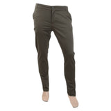 Men's Basic Cotton Chino Pant - Dark Grey, Men, Casual Pants And Jeans, Chase Value, Chase Value