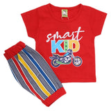 Newborn Boys Half Sleeves Suit - Red, Kids, NB Boys Sets And Suits, Chase Value, Chase Value