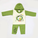 Newborn Boy Full Sleeves Polar Suit - Green, Kids, NB Boys Sets And Suits, Chase Value, Chase Value