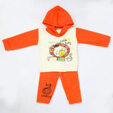 Newborn Boy Full Sleeves Polar Suit - Orange, Kids, NB Boys Sets And Suits, Chase Value, Chase Value