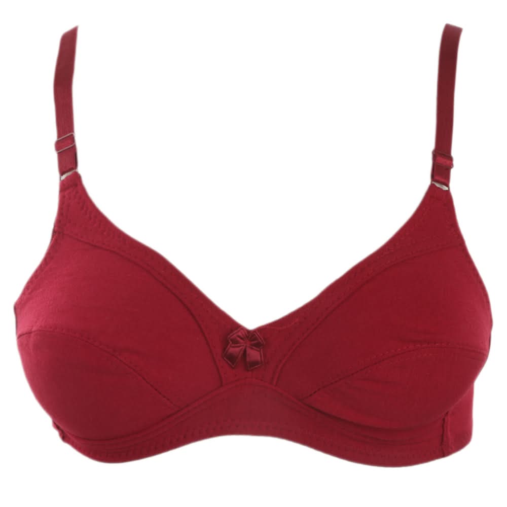 Women's Cotton Bra - Maroon, Women, Bras, Chase Value, Chase Value